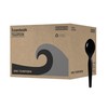 Boardwalk Heavyweight Wrapped Polystyrene Cutlery, Teaspoon, Black, 1,000/Carton