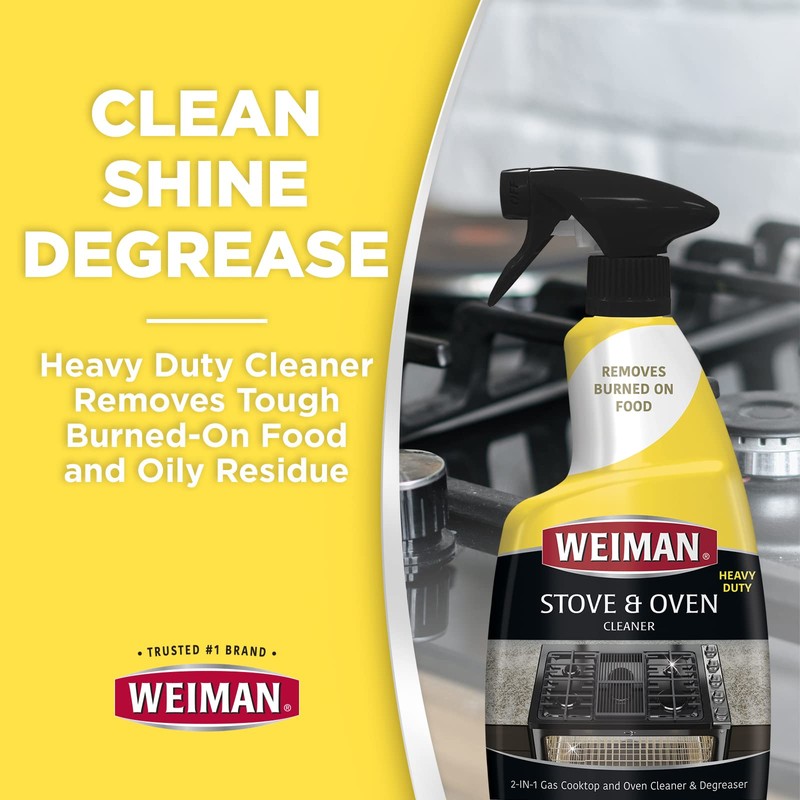 Weiman Heavy Duty Stove and Oven Cleaner and Degreaser for