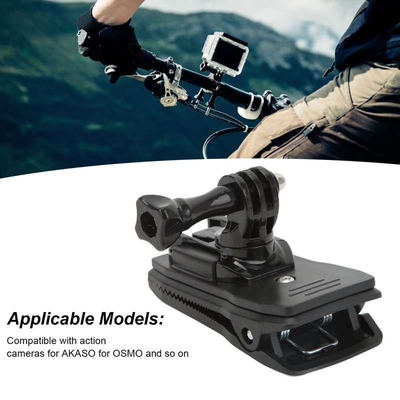 Backpack Shoulder Strap Mount Camera with Adjustable Shoulder Pad and
