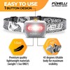 Foxelli LED Headlamp Flashlight for Adults & Kids, Running, Camping,
