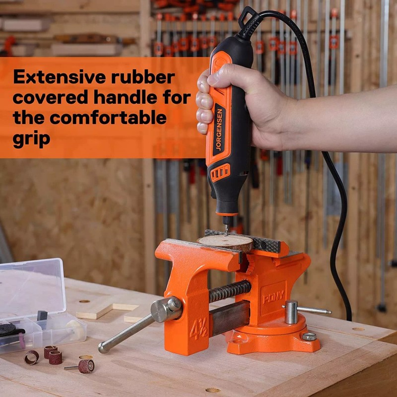 JORGENSEN Rotary Tool Kit 6 Variable Speed Rotary Tool With