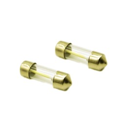 MARINE CITY White Single COB Chip LED Festoon Light, DC 12V, 1.5W, High Brightness, Energy-Efficient, Compact Design for Marine and Automotive Applications (Pack of 2)