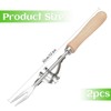 Pack of 2 Weeder Stainless Steel, Dandelion Cutters, Root Weeder