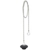 Kakudai W-Type Bath Rubber Stopper with Chain 650mm, Upper Edge