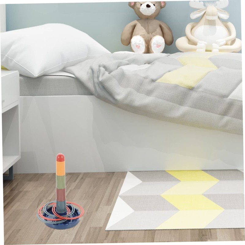 KOMBIUDA 1Set Stacking Cup for Interactive Ring Toss Game Educational