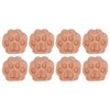 8pcs Essential Oil Car Diffuser Cat Paw Shape Simple Compact