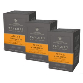 Taylors of Harrogate Apple & Cinnamon Tea 3 x 20 Individually Wrapped & Tagged Tea Bags