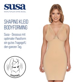 SUSA Women's 5536 Full Slip, Brown-Braun (Toffee 123), UK 10