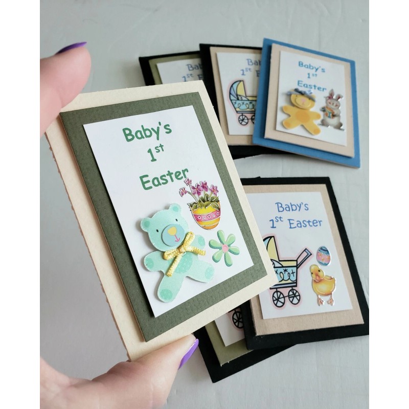 Easter Baby Card Magnet