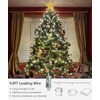 Raxurt Christmas Tree Topper, 40 LED 11 Inches USB Lighted