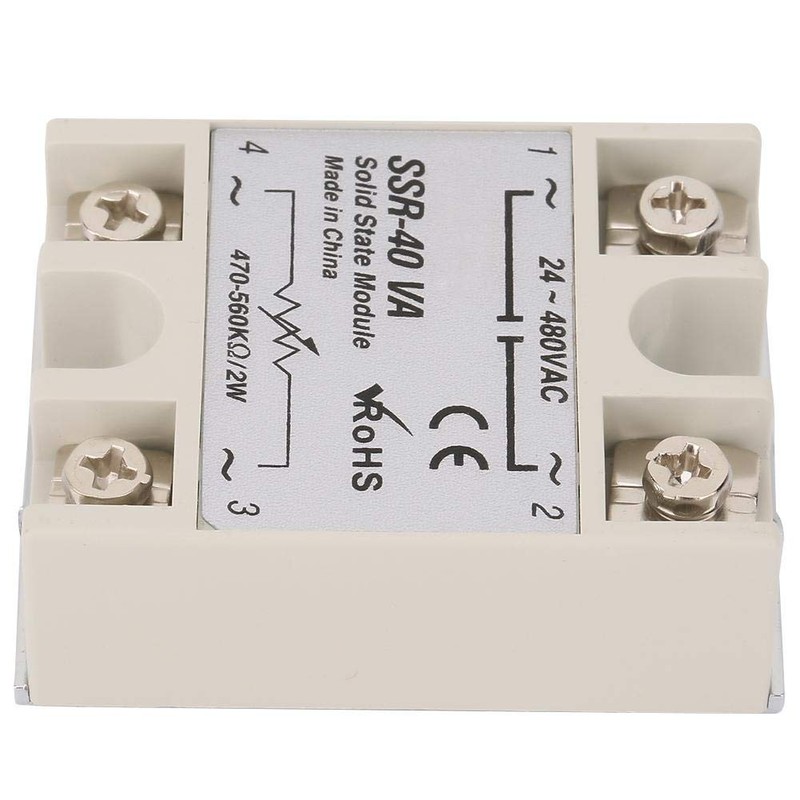 SSR-40VA Load Voltage 24-480V AC 40A Rated Current Regulator Solid