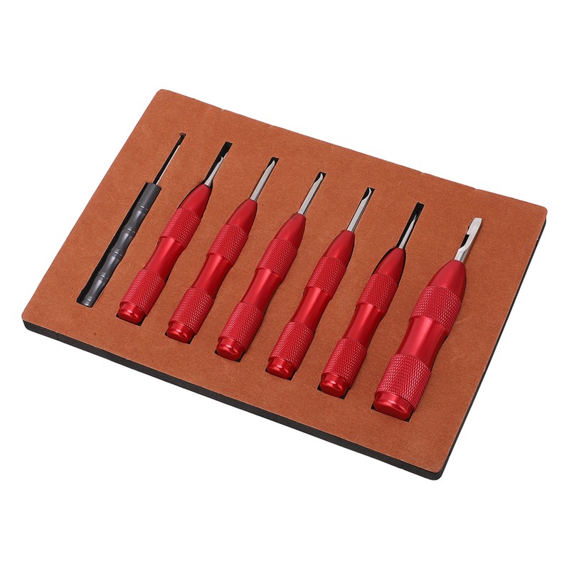 7 Pcs Watch Back Cover Opener Tool Multi Specification Aluminum