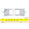 Zeberoxyz 15 x 50 mm Drag Chain Length 1 Metre