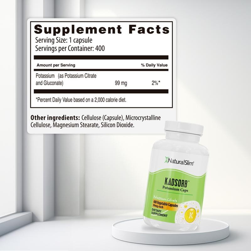 NaturalSlim Ultimate Metabolic Support Duo: MagicMag Magnesium & Kadsorb Potassium