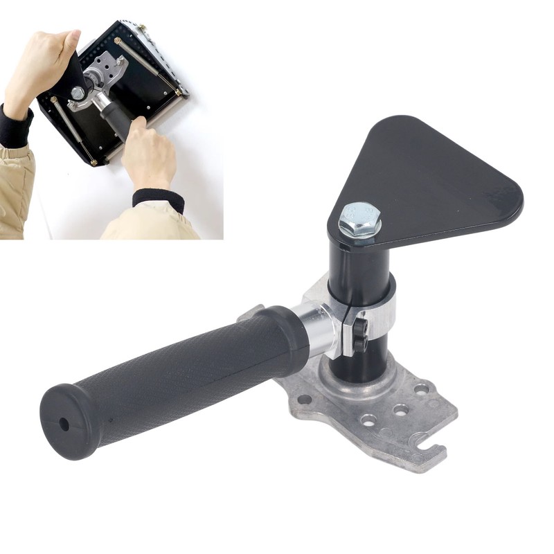 Flat Box Extension Handle Aluminium Alloy Adjustable Drywall Flat Finisher