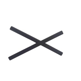 Caulo Silicon Rubber Replacement Temple Ear Socks for IC! IC Berlin 7423 9743 9707 Eye Glass Eyeglasses Frames (Black - 1 Pair)