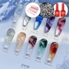 Divock Divok Marble Fit Marble Ink Gel Nail 10 Piece