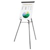 MasterVision FLX05101MV Telescoping Tripod Display Easel, Adjusts 38-Inch to 69-Inch