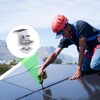 Mailfull Pack of 8 Solar Panel Brackets 30 mm PV