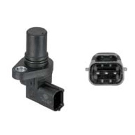 HELLA 6PU 013 122-361 Sensor, camshaft position - 3-pin connector - with seal ring