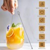 Stainless Steel Coffee Stir Sticks – 4 Pack Reusable Swizzle
