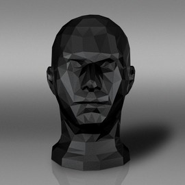 TESTAFIT Mannequin head mannequin head decoration for helmets, hats, glasses, headphones and wigs, head for wigs, headphones, decorative exhibitor for shop windows and storage of accessories (Black)