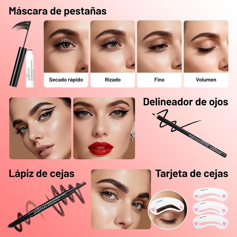 Kit Maquillaje 24PC GIVOOBE Todo en Uno – 40 Sombras,