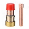 23PCS TIG Stubby Gas Lens TIG Collet 12Pyrex Cup TIG