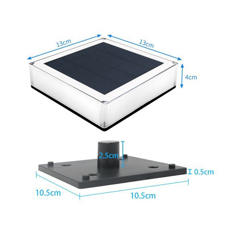 Solar LED Post Light High Brightness Waterproof Safe Stable Solar