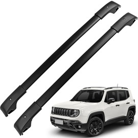 Roof Rack Cross Bars Luggage Carrier Compatible with Jeep Renegade 2015-2021, Maximum Load 200 lbs/90 kg, Suitable for roof Bags, roof Boxes, Bike Carriers, and Much More.
