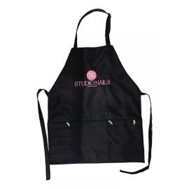 Studio Nails Mandil Color Negro, Uñas Acrílicas, Gel. Studio Nails