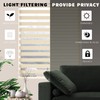 JIANGPIN TEXTILE Custom Zebra Blinds for Windows, Free-Stop Zebra Shades,