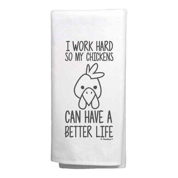 Funny Chicken Gifts I Work Hard So My Chickens Can