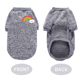 NACOCO Dog Classic Knitwear Sweater for Dogs - Large, 18.5 inches Chest, 9.9 lbs, Unisex, Wool, All Seasons, Puppy, Pull On, Small Breeds, Machine Washable