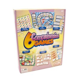 Junior Learning 6 Comprehension Games, Multi, (Model: JL406), 10.25 H x 2.5 L x 7.75 W
