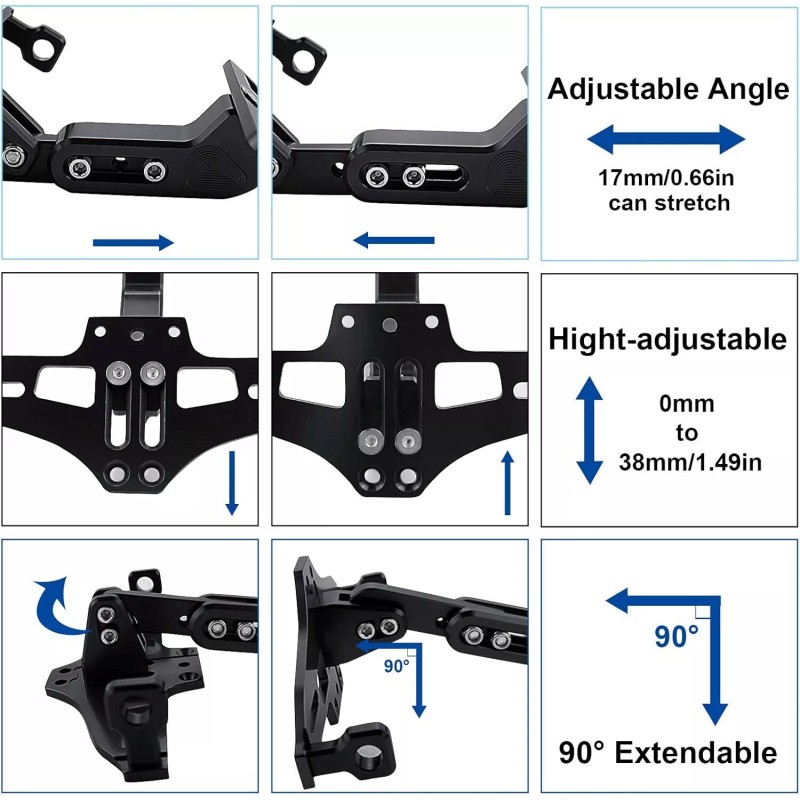 JMTBNO For Kawasaki Ninja 400 650 Fender Eliminator Kit License