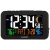 La Crosse Technology 617-1485B Atomic Color Alarm Clock with USB