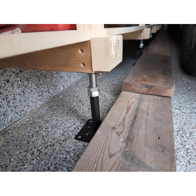 YXGJDP 4-Pack Lift Supports,Adjust Supports,Level Supports,Floor Jacks,Adjustable House Jack for