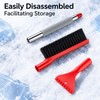 2-in-1 Car Snow Brush and Ice Scraper – 24.41-Inch Winter