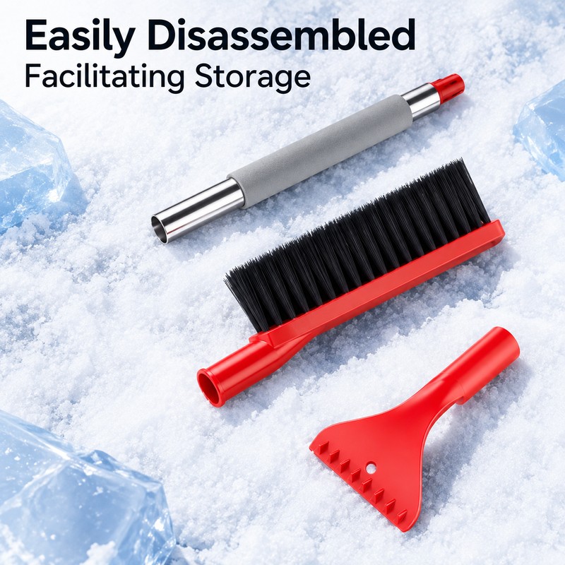 2-in-1 Car Snow Brush and Ice Scraper – 24.41-Inch Winter