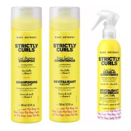 Marc Anthony 3 Pack Strictly Curls Sh, Ac & Defrizz Leave-in