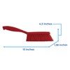 Vikan 45894 Bench Cleaning Brush, Polypropylene/Polyester Medium Bristle Dustpan Brush