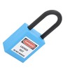 5Set 38mm Lockout Tagout Lock Nylon Durable Dustproof Insulated Safety