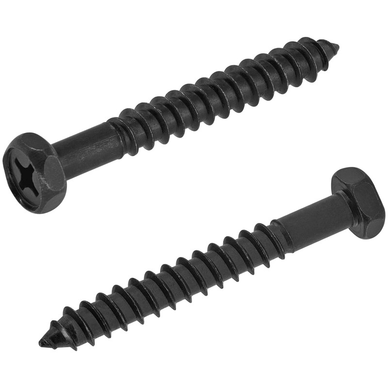 10 Heavy-Duty Hex Head Screws with Expansion Plugs and Washers,TV
