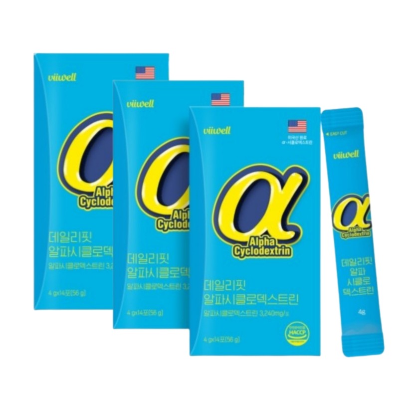 AlphaCD Alphacyclodextrin AlphaCD CD efficacy 14 packs / 알파CD 알파시클로덱스트린