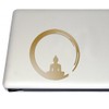 Cosplay & Fan Gear Buddha Brushstroke Vinyl Decal (Gold)