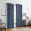 Eclipse Langley Solid Tripleweave Room Darkening Rod Pocket Window Curtains