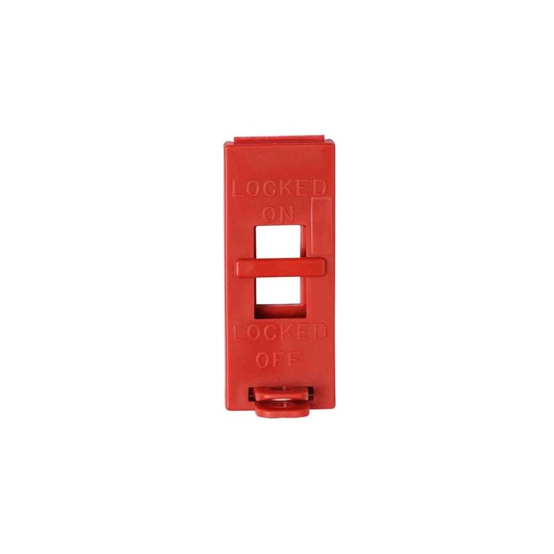 Brady Wall Switch Lockout -65696 Red