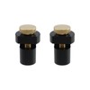 Semetall 3/4-Inch (19mm) Bench Dogs - 2-Pack Aluminum Alloy Non-Slip