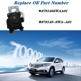 HVAC Heater A/C Blend Door Actuator 79140-SWA-A01,Fit for Honda CRV 2007 2008 2009 2010 2011, Mode Motor Assembly Replace 79140SWAA01 79140-SWA-A01